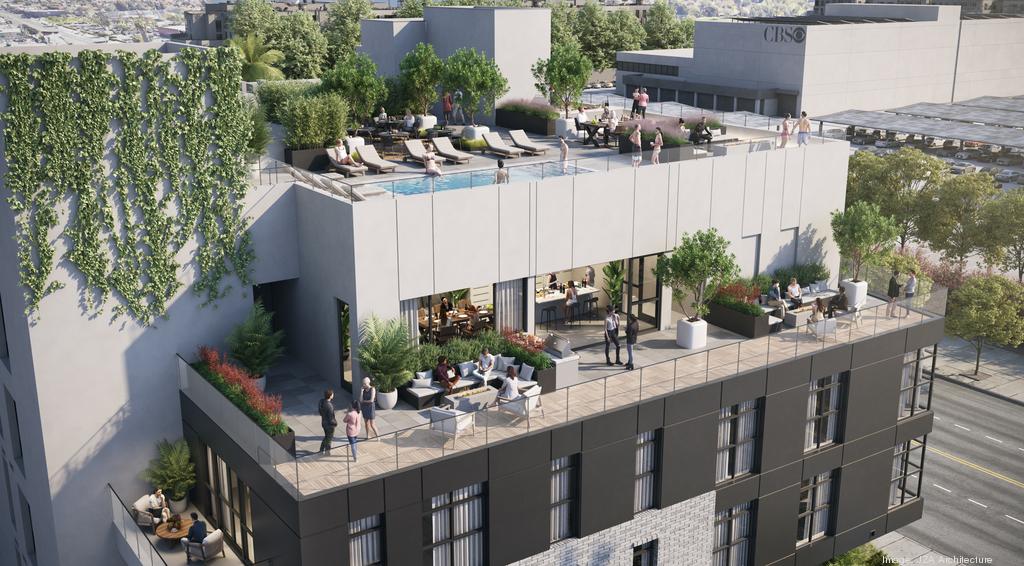 Uncommon plans mixed-use apartment building at 7771 W Beverly Boulevard