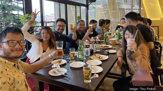 CodeFirm dinner in Nepal