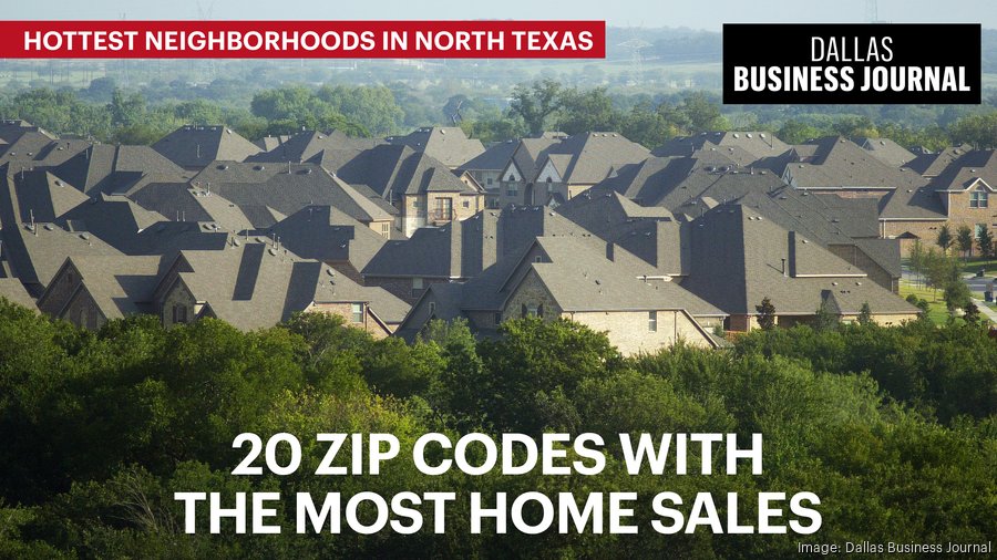These 20 ZIP codes are seeing the most home sales in North Texas right