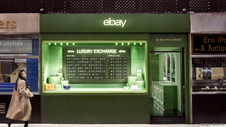 EBay opens NYC popup shop that lets customers trade in used luxury