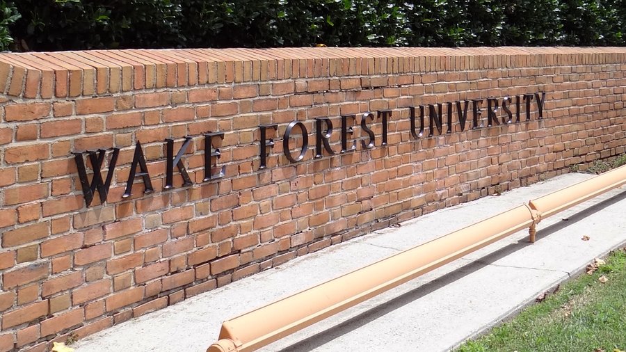 wake forest university sign