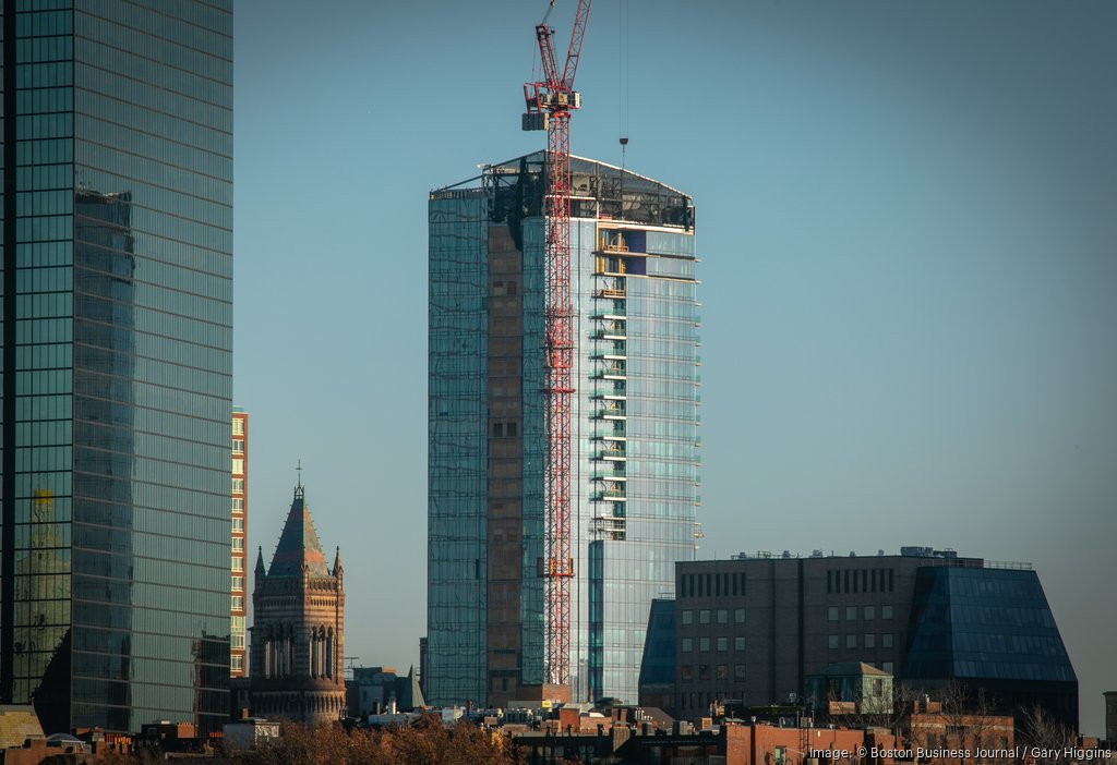 Project Team Installs 'Sky Mat' in Boston Tower, 2021-10-19