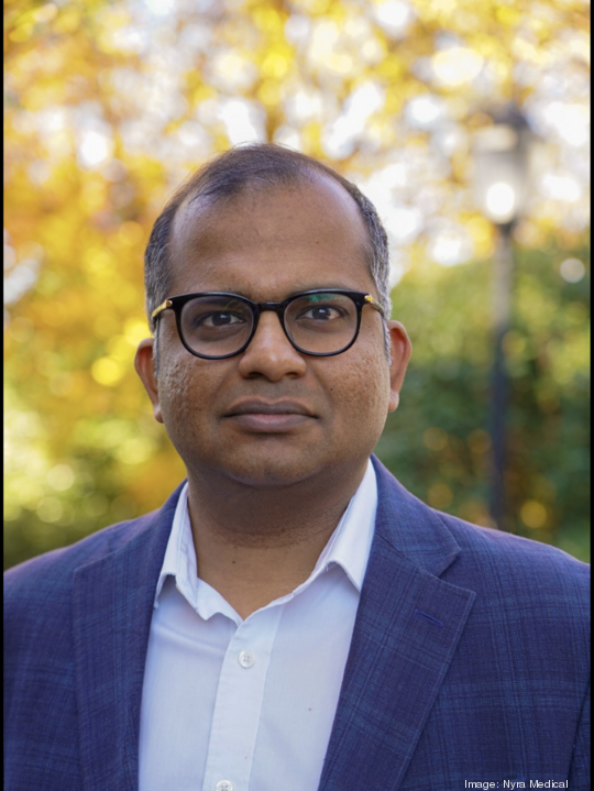 Murali Padala, founder and CEO of Nyra Medical