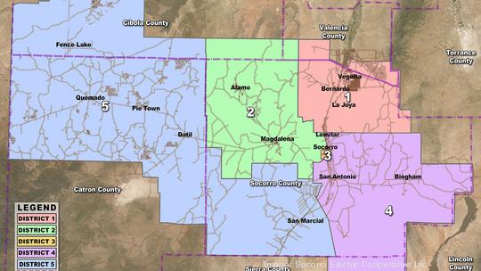 Socorro Electric Cooperative service area