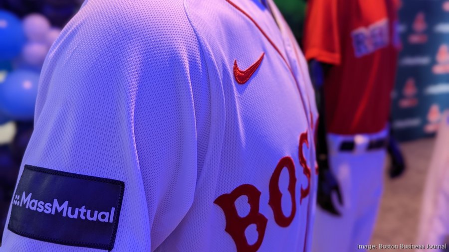 Red Sox will have MassMutual logo on their jerseys beginning in 2023 –  Blogging the Red Sox