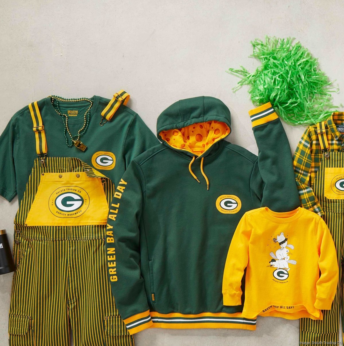 Check out this Green Bay Packers Duluth Trading Co. apparel