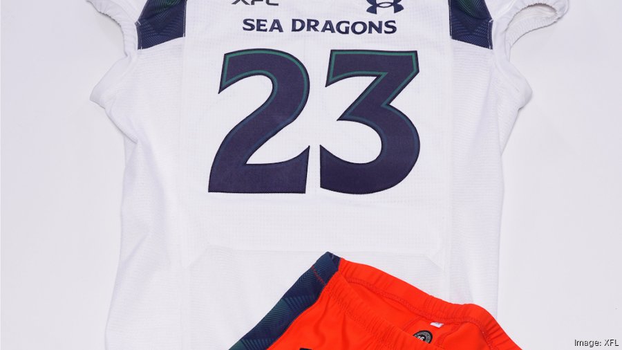 Sea Dragons unveil uniforms for 2023 XFL season