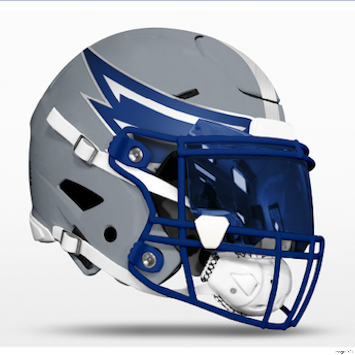 Arlington, Texas, USA. 9th Feb, 2020. St. Louis Battlehawks helmet