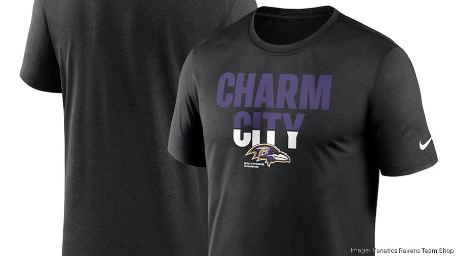 baltimore ravens charm city football tshirt