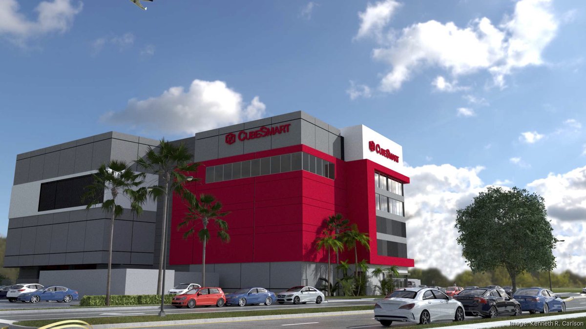 CubeSmart selfstorage by Fort Lauderdale airport breaks ground South