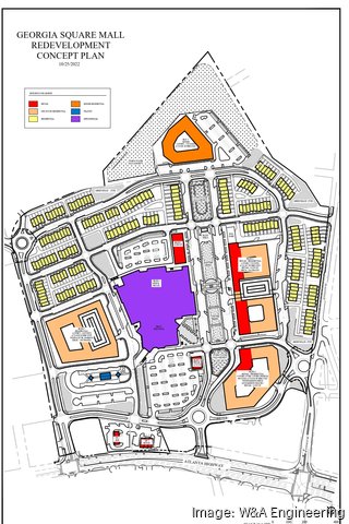 Revitalization plan pitched for Georgia Square Mall in Athens