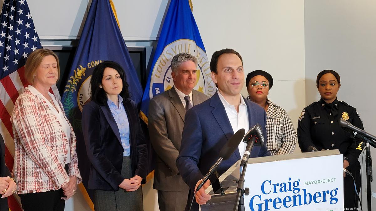 Louisville mayorelect Craig Greenberg announces chief of staff, 4
