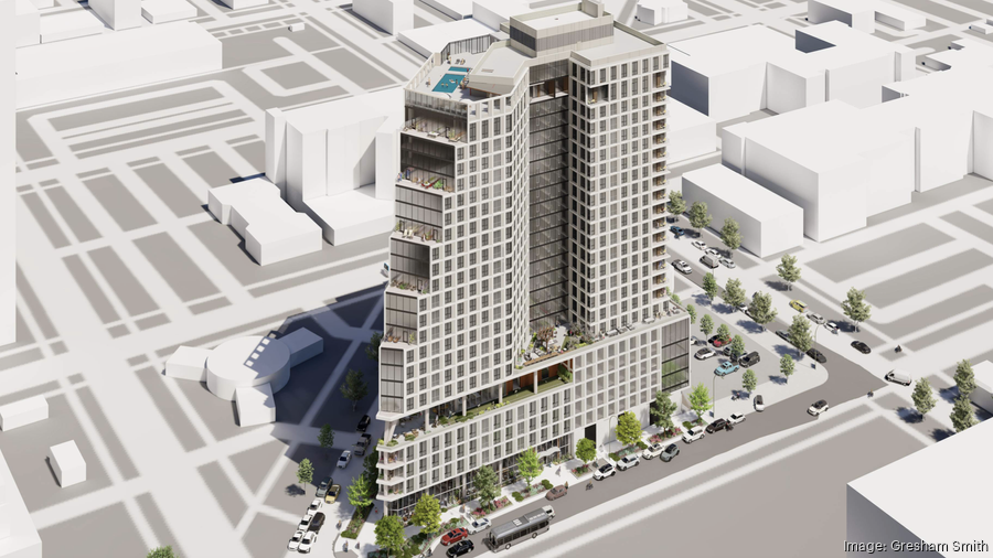 Proposal for 25-story building at downtown Firestone site moving ...