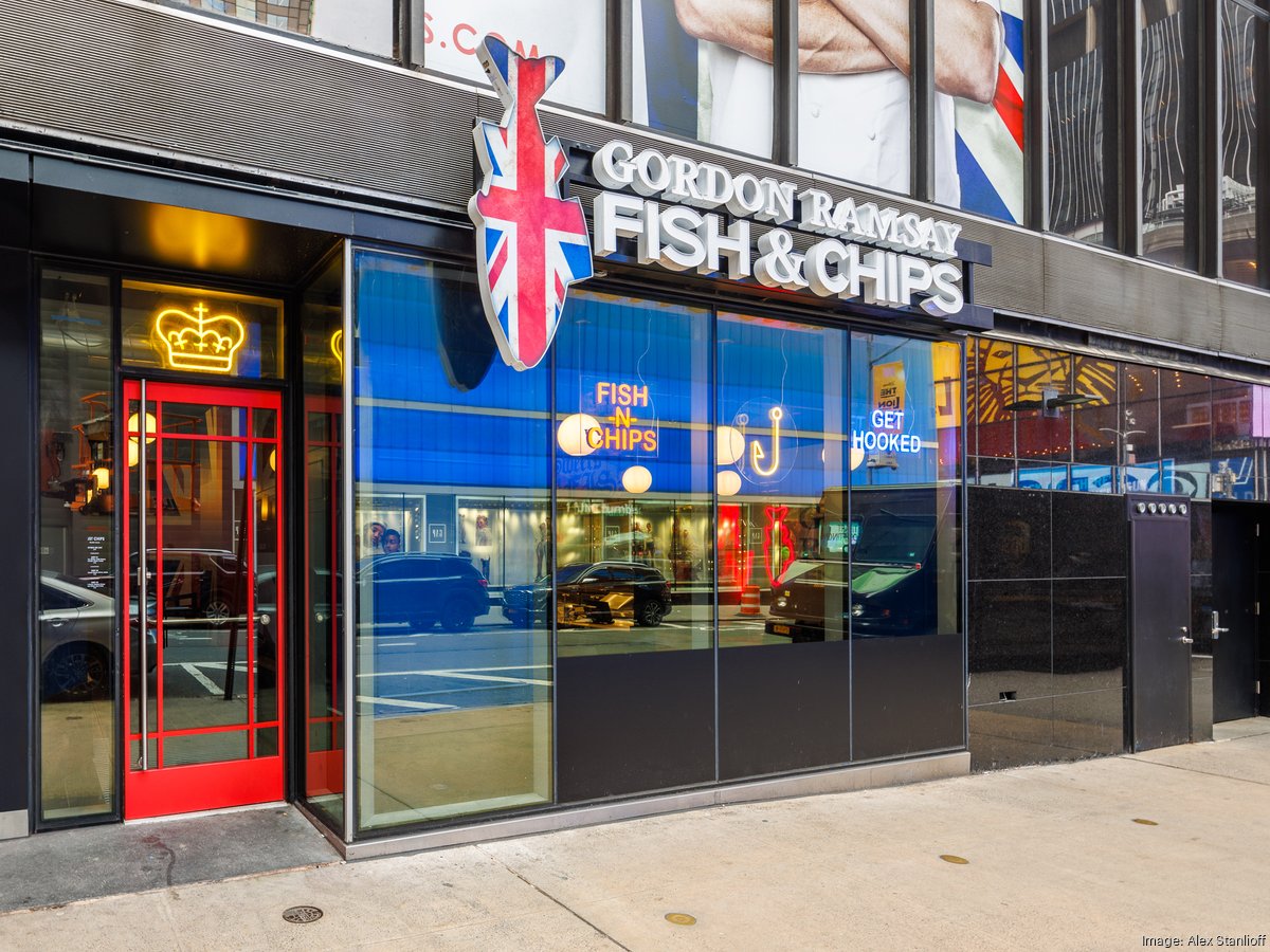 Gordon Ramsay's Fish & Chips restaurant opens in New York City - New York  Business Journal