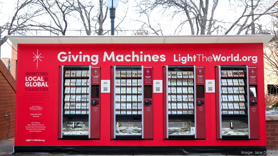 Denver Giving Machine attracts donations from downtown workers Denver