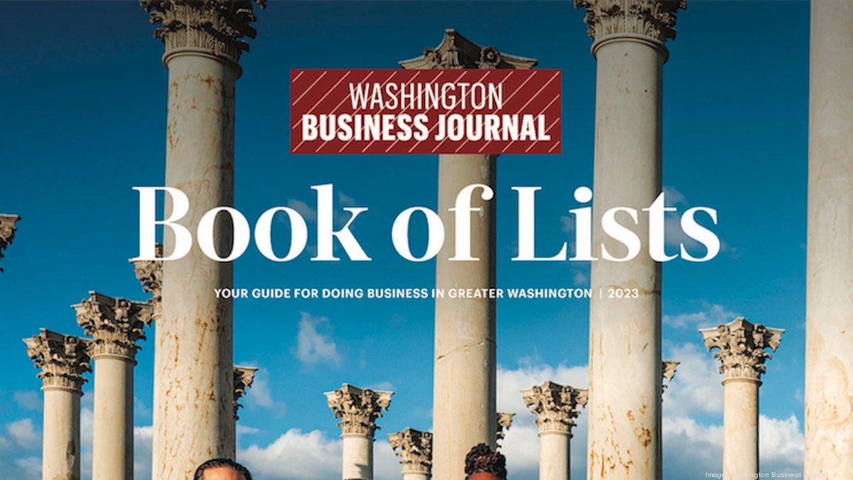 Washington Business Journal releases 2023 Book of Lists 