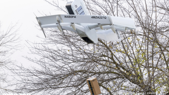 new drone flying off shelves