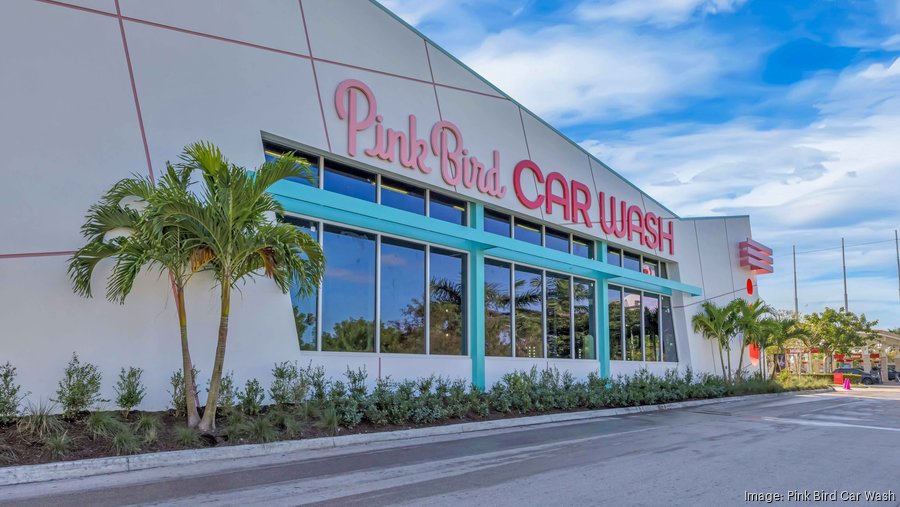 News in Brief Pink Bird Car Wash opens in West Palm Beach; Amerant