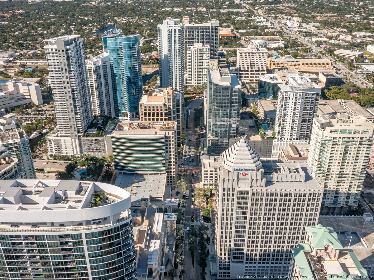Downtown Fort Lauderdale development, population booming - South Florida  Business Journal, image size:1200x900