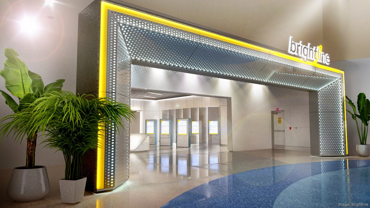 Florida train station in Orlando revealed by Brightline Orlando