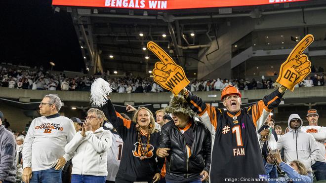 Cincinnati Bengals attendance growth leads the NFL, but league's ticket  sales are flat - Cincinnati Business Courier