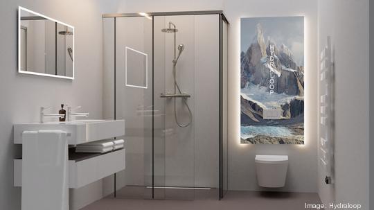 Hydraloop Concealed Premium mountain in bathroom