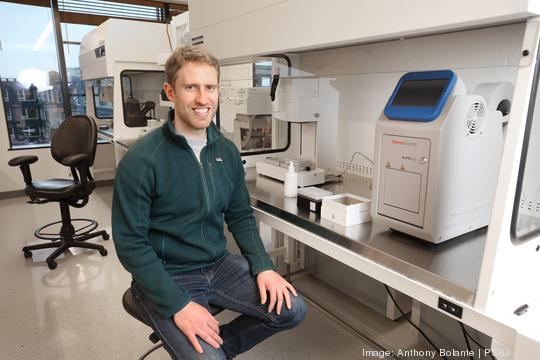 Parse Biotech CEO and Co-founder  Alex Rosenberg gives the PSBJ a behind the scenes tour of his company’s new headquarters inside the brand new Dexter Yards complex in downtown Seattle