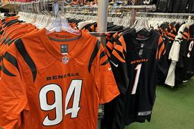 Bengals apparel, merchandise sales soar as team enters playoffs -  Cincinnati Business Courier