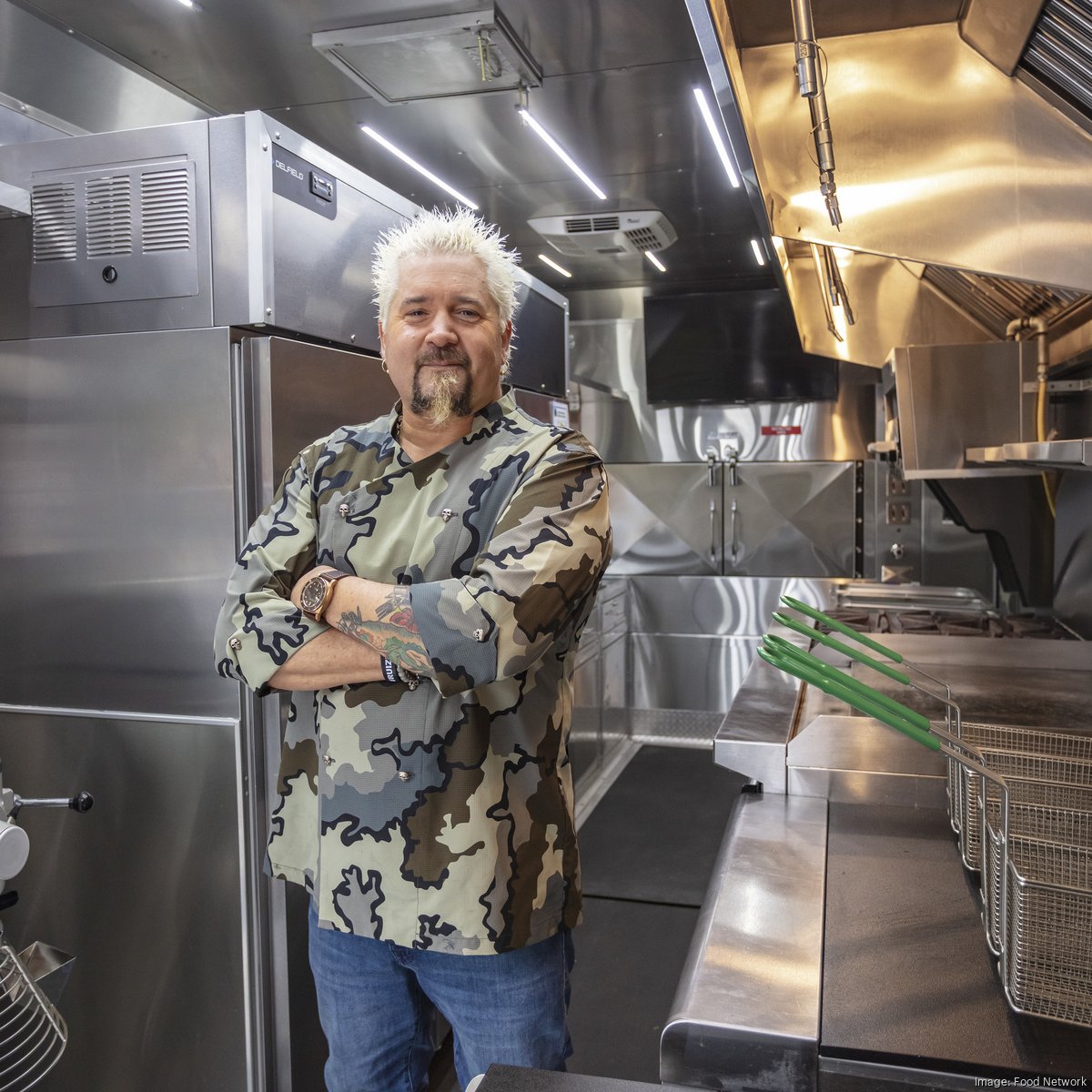 Guy Fieri brings Flavortown to the Super Bowl at the Players Tailgate