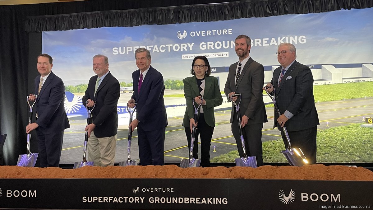 Boom breaks ground on 500M factory, looks to roll out first supersonic