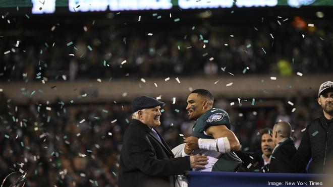 PHOTOS: Scenes from the Philadelphia Eagles' NFC Championship victory -  Philadelphia Business Journal