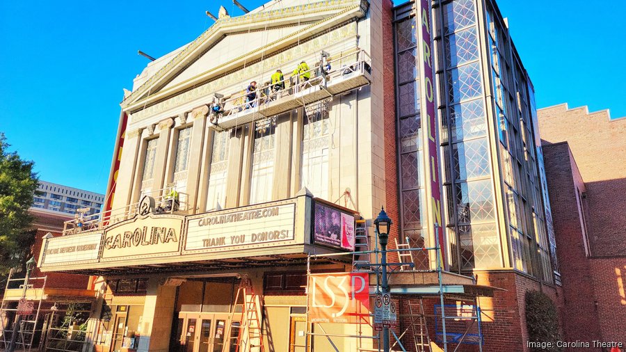 Historic Carolina Theatre in downtown Greensboro is getting a facelift Triad Business Journal