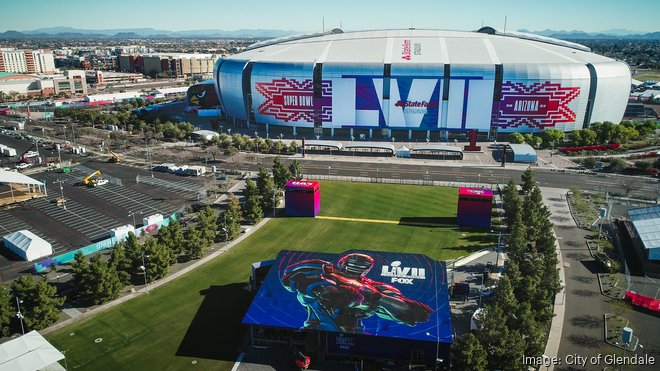 NFL Shop at Super Bowl sale today in downtown Phoenix