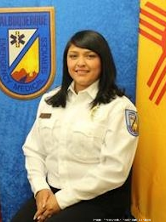 Yesenia Estrada-Garlie is the logistics commander for Albuquerque Ambulance Service