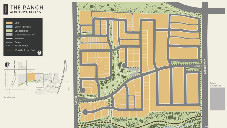 Celina is poised to be another - The Ranch At Uptown Celina Map For Media*750xx5101 2875 0 0