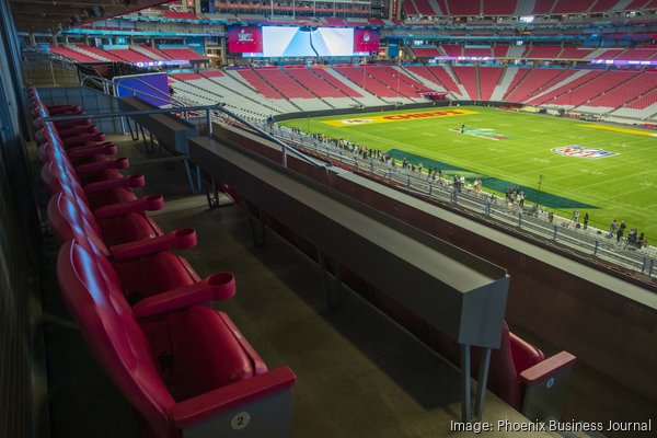 NFL builds out new luxury suites at State Farm Stadium for Super Bowl