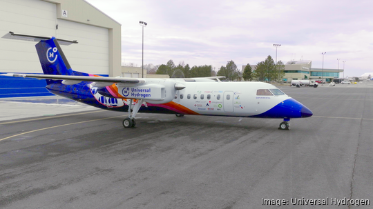 Universal Hydrogen taxi testing