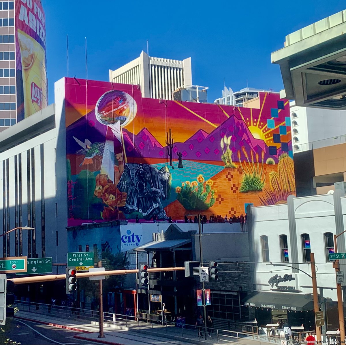 Largest Super Bowl mural to date painted by Indigenous artists in Phoenix