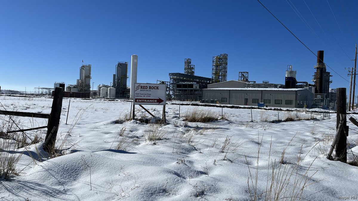 Red Rock Biofuels refinery default auction in Lakeview, Oregon, is