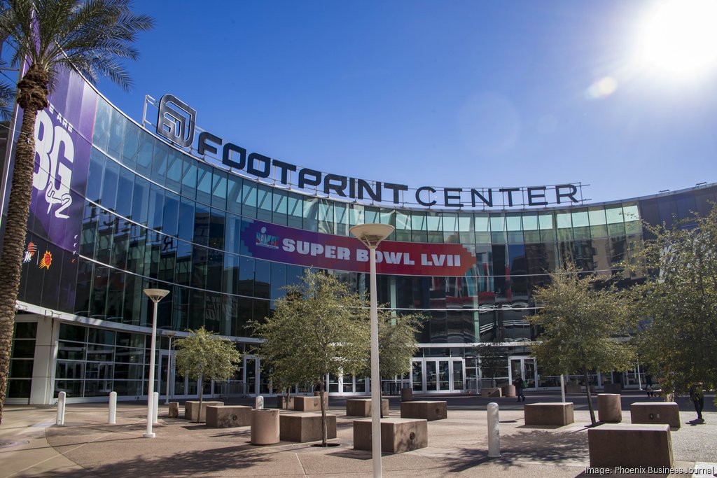 Public entrance to the Super Bowl experience at the Phoenix