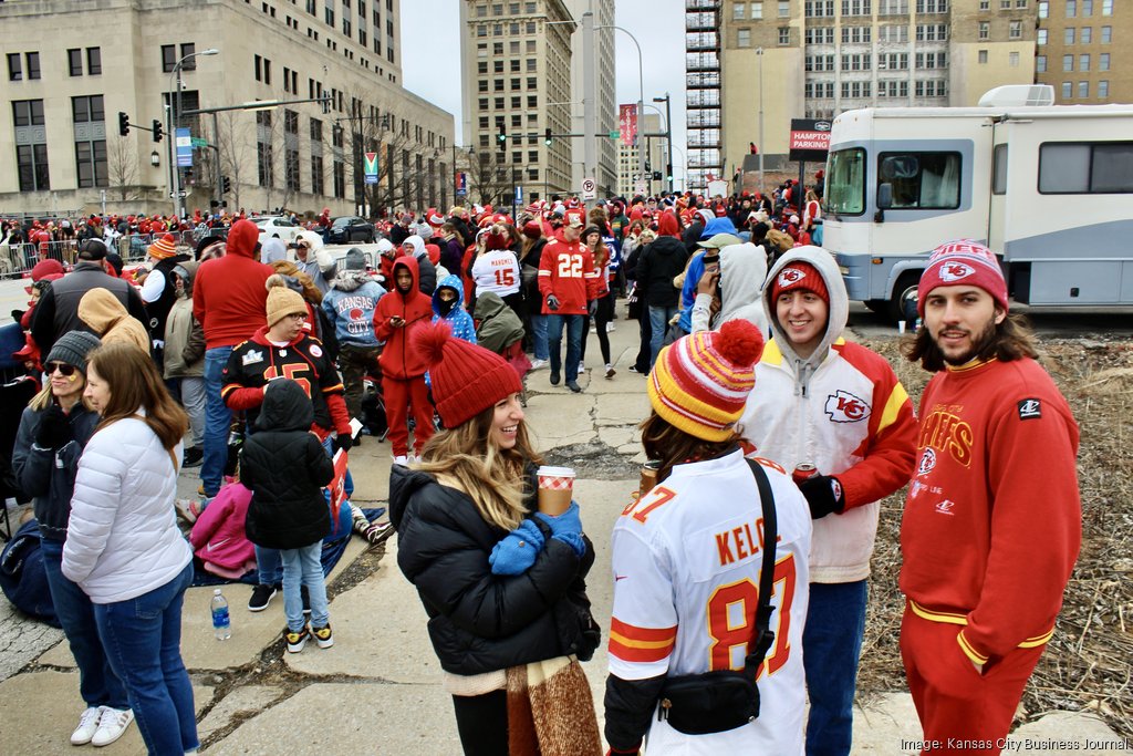 Kansas City Chiefs fans pack streets for Super Bowl parade