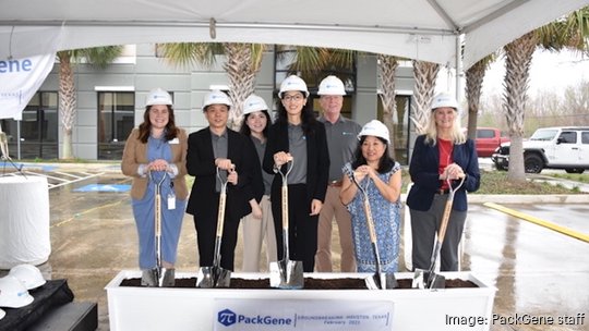 PackGene groundbreaking group