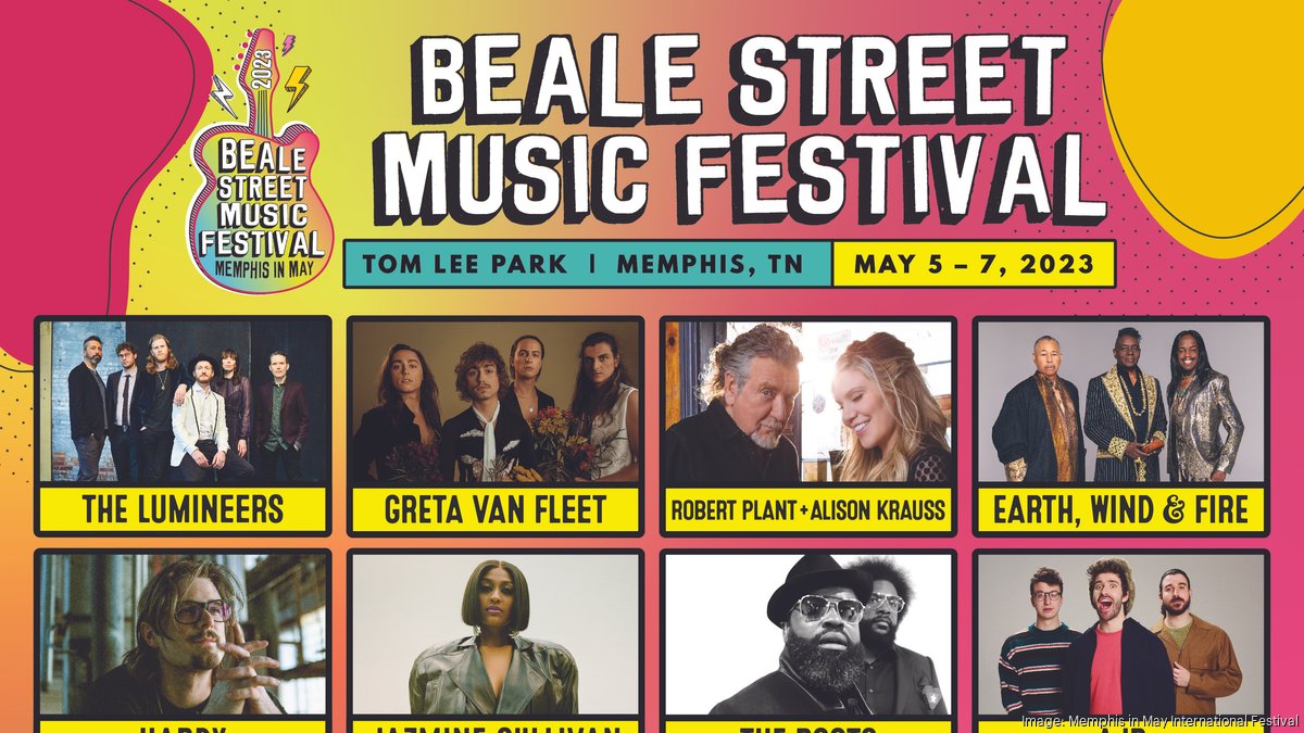 Memphis in May 2023 Beale Street Music Festival lineup Lumineers
