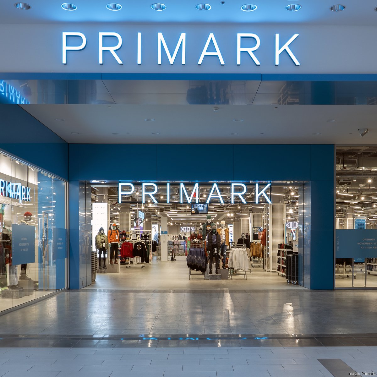 Primark to open Oct. 12 on upper level of former Woodfield Sears