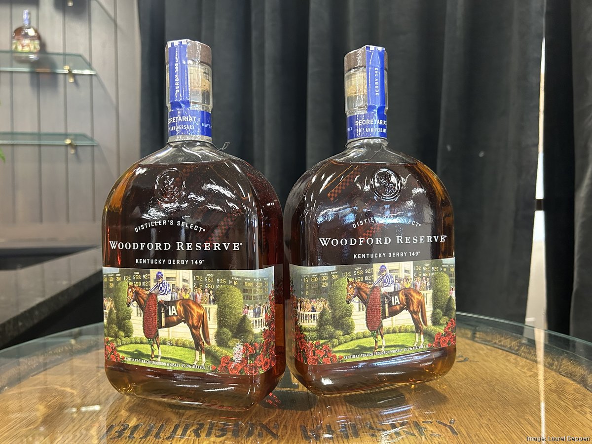Here's a look at Woodford Reserve's 2023 Kentucky Derby bottle