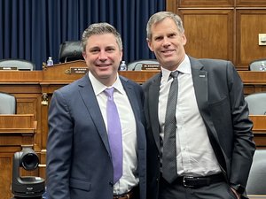 Anonym founders Graham Mudd and Brad Smallwood in US House hearing room