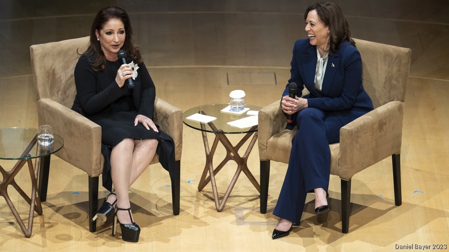 Kamala Harris says 'solutions are at hand' for businesses to fight