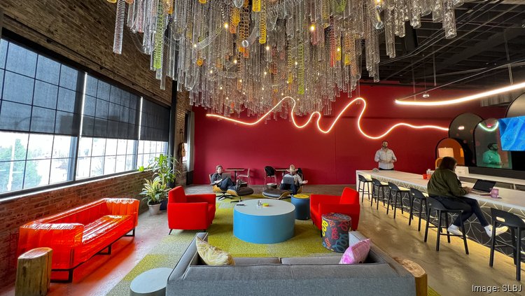 Marketing firm Elasticity shows off colorful Grand Center office after  leaving downtown St. Louis - St. Louis Business Journal