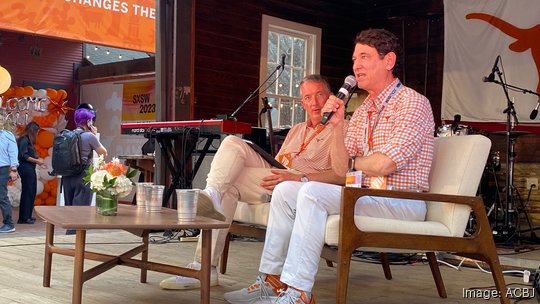 Jim Breyer and Jay Hartzell at SXSW 2023