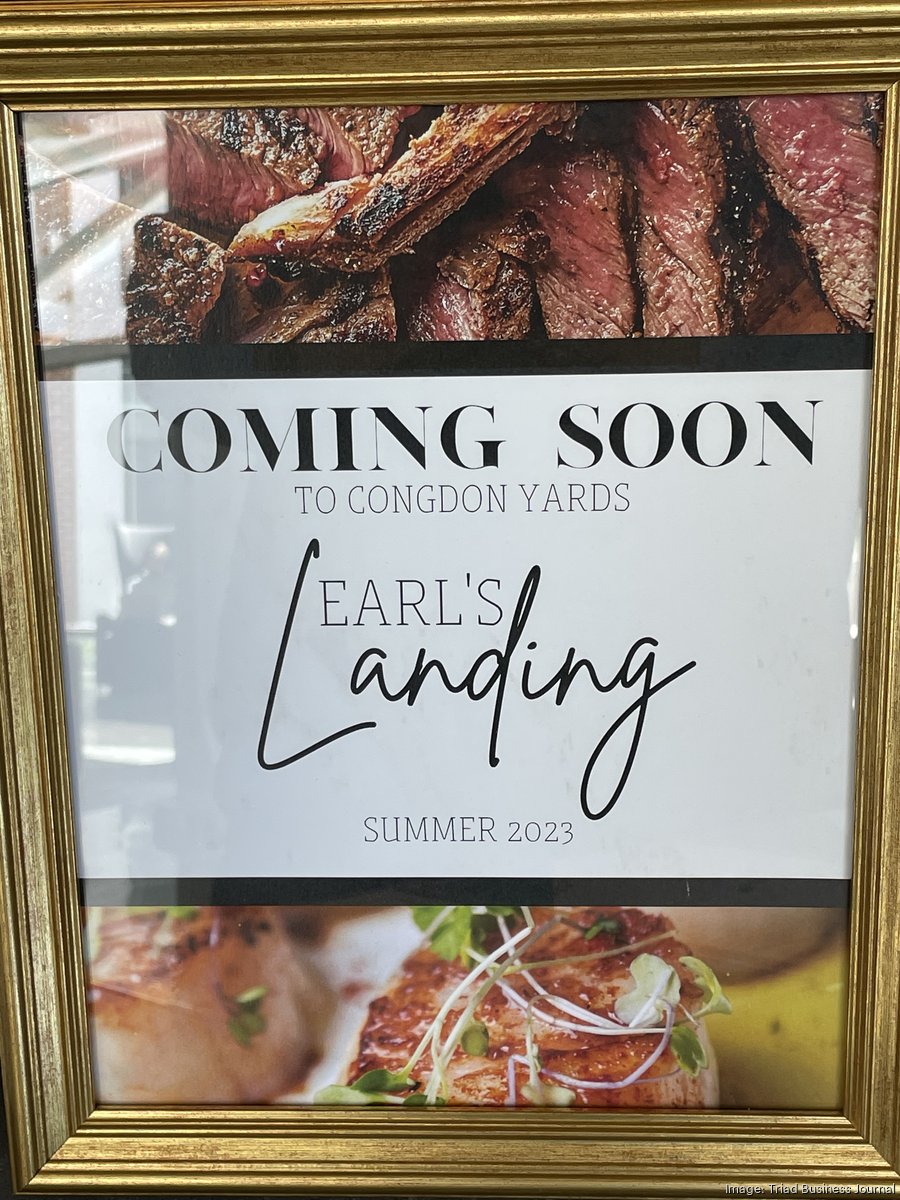 Earl's Landing restaurant at Congdon Yards in High Point will offer